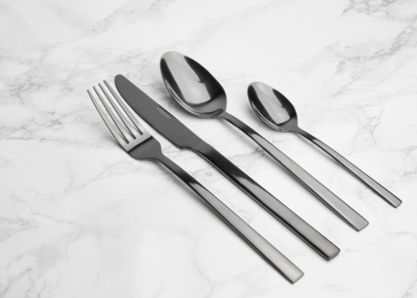 Mikasa Ciara Diseno 16 Piece Cutlery Set Black - Image 6