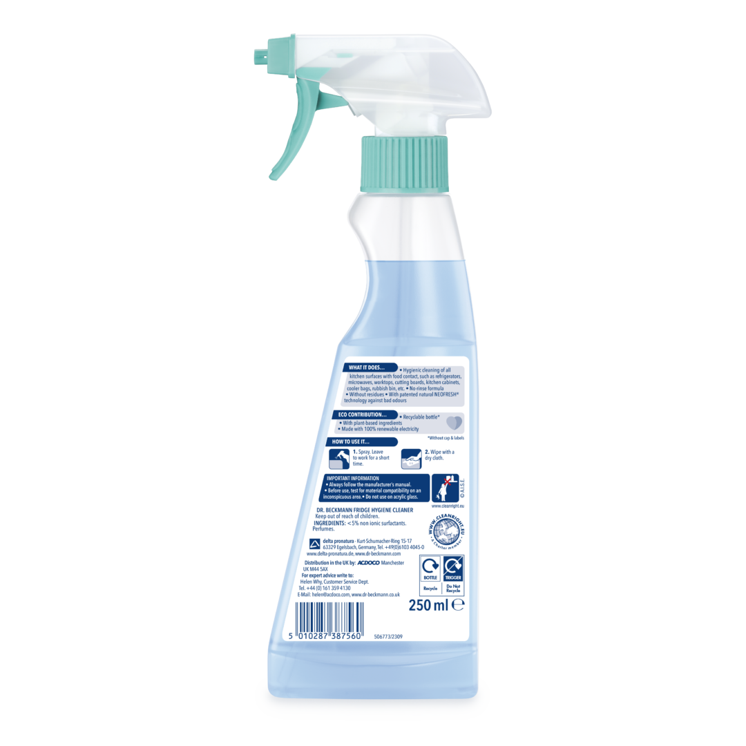 Dr Beckmann Fridge Hygiene Cleaner 250ml - Image 2