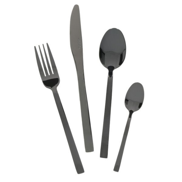 Mikasa Ciara Diseno 16 Piece Cutlery Set Black - Image 4