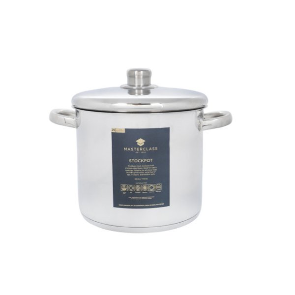 MasterClass Stainless Steel Stockpot 5.5L