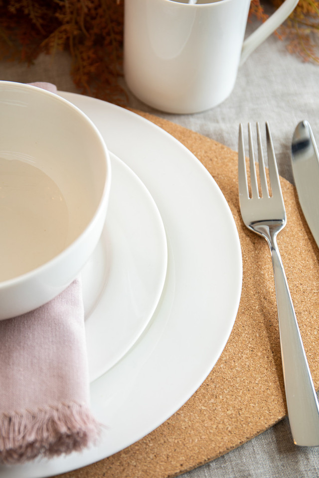 Mikasa Egret 12-Piece China Dinner Set, White - Image 7