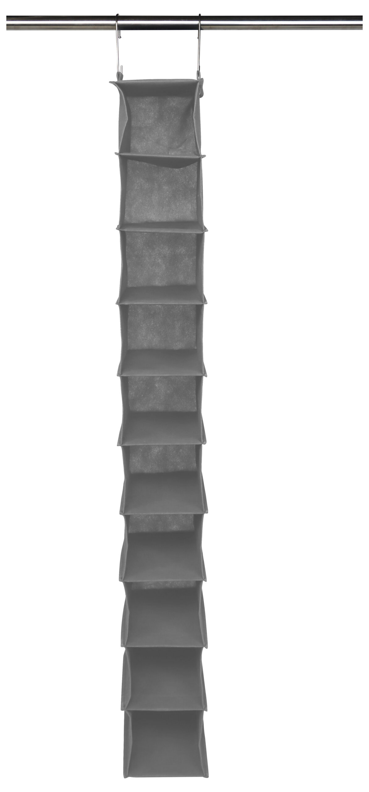 Space Logic 10-Pocket Hanging Organiser  Urban Grey - Image 2