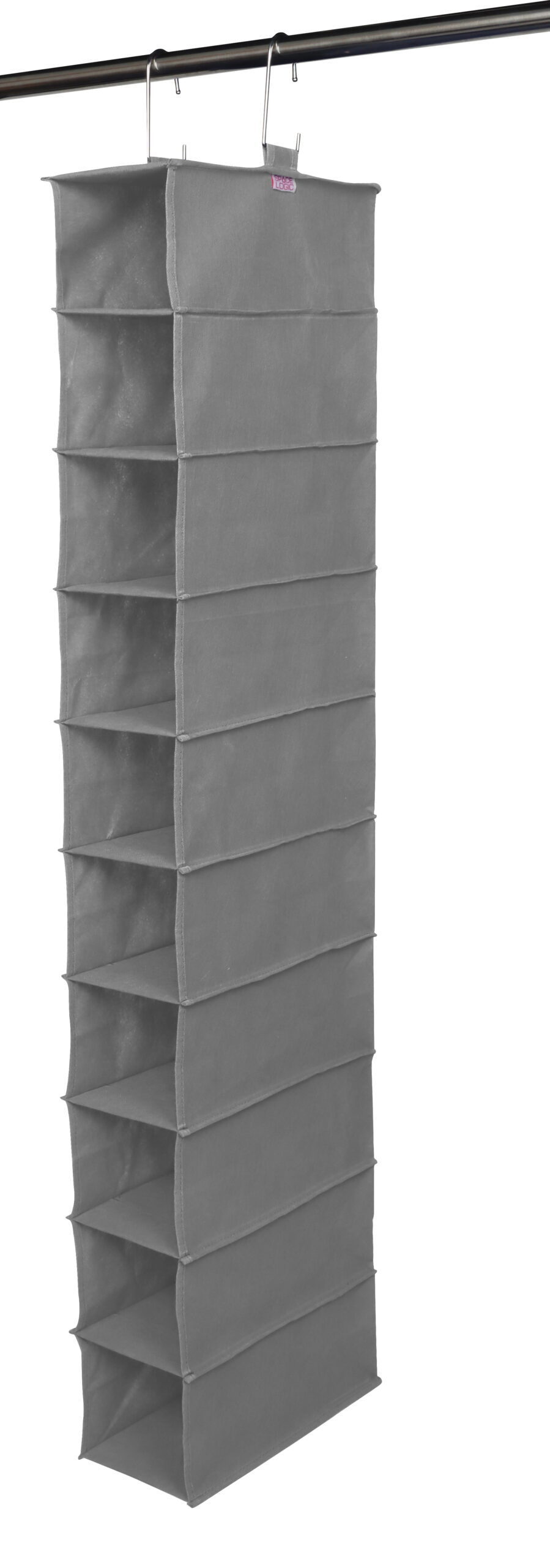 Space Logic 10-Pocket Hanging Organiser  Urban Grey - Image 3