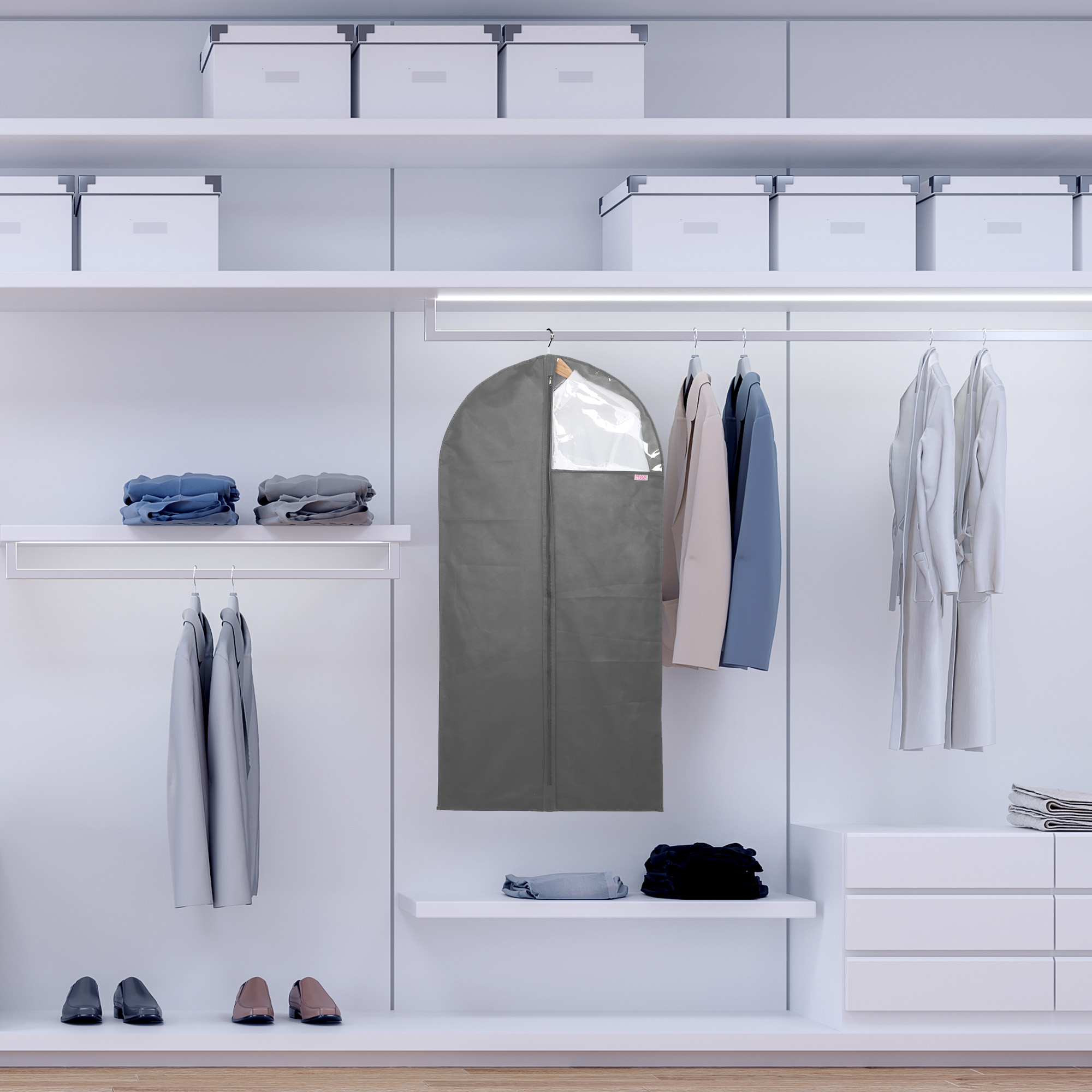 Space Logic Dress & Coat Cover Urban Grey - Image 2