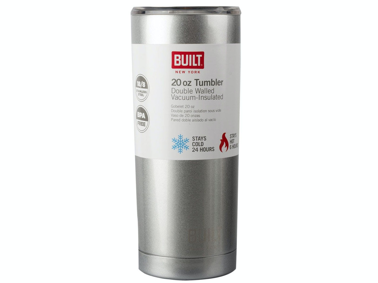 Built 590ml Double Walled Stainless Steel Travel Mug - Assorted Colours - Image 12