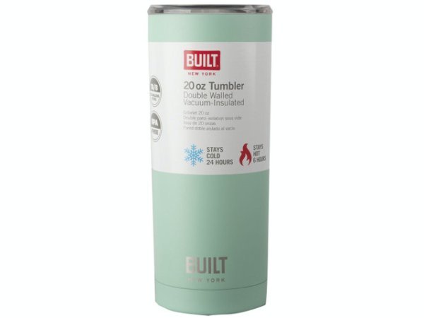 Built 590ml Double Walled Stainless Steel Travel Mug - Assorted Colours - Image 2