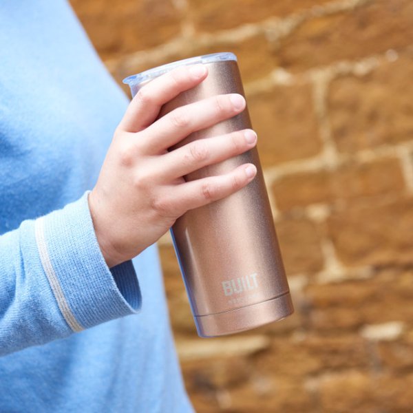 Built 590ml Double Walled Stainless Steel Travel Mug - Assorted Colours - Image 9