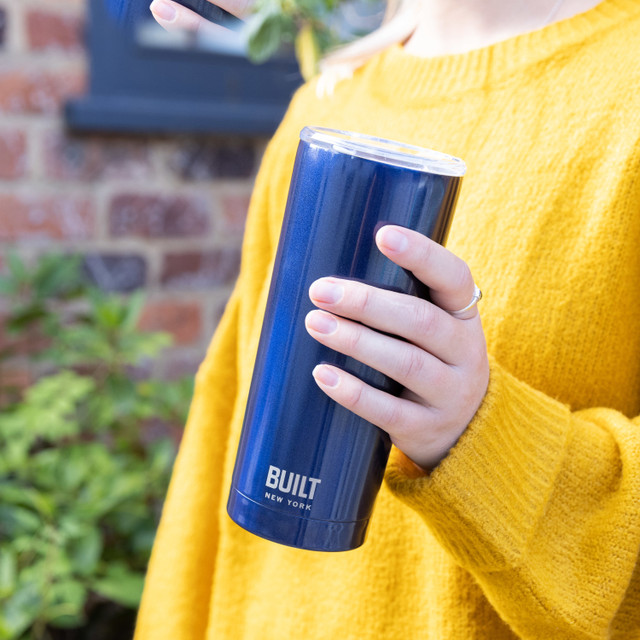 Built 590ml Double Walled Stainless Steel Travel Mug - Assorted Colours - Image 7