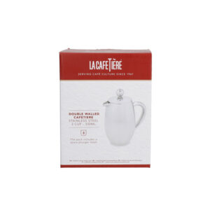 La Cafetière Double Walled Cafetiere, 3-Cup