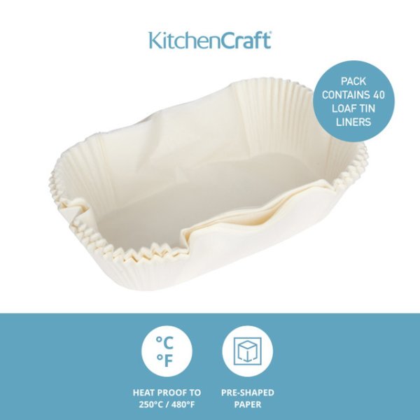 Kitchencraft Loaf Tin Liners 40 Pack 2lb - Image 8