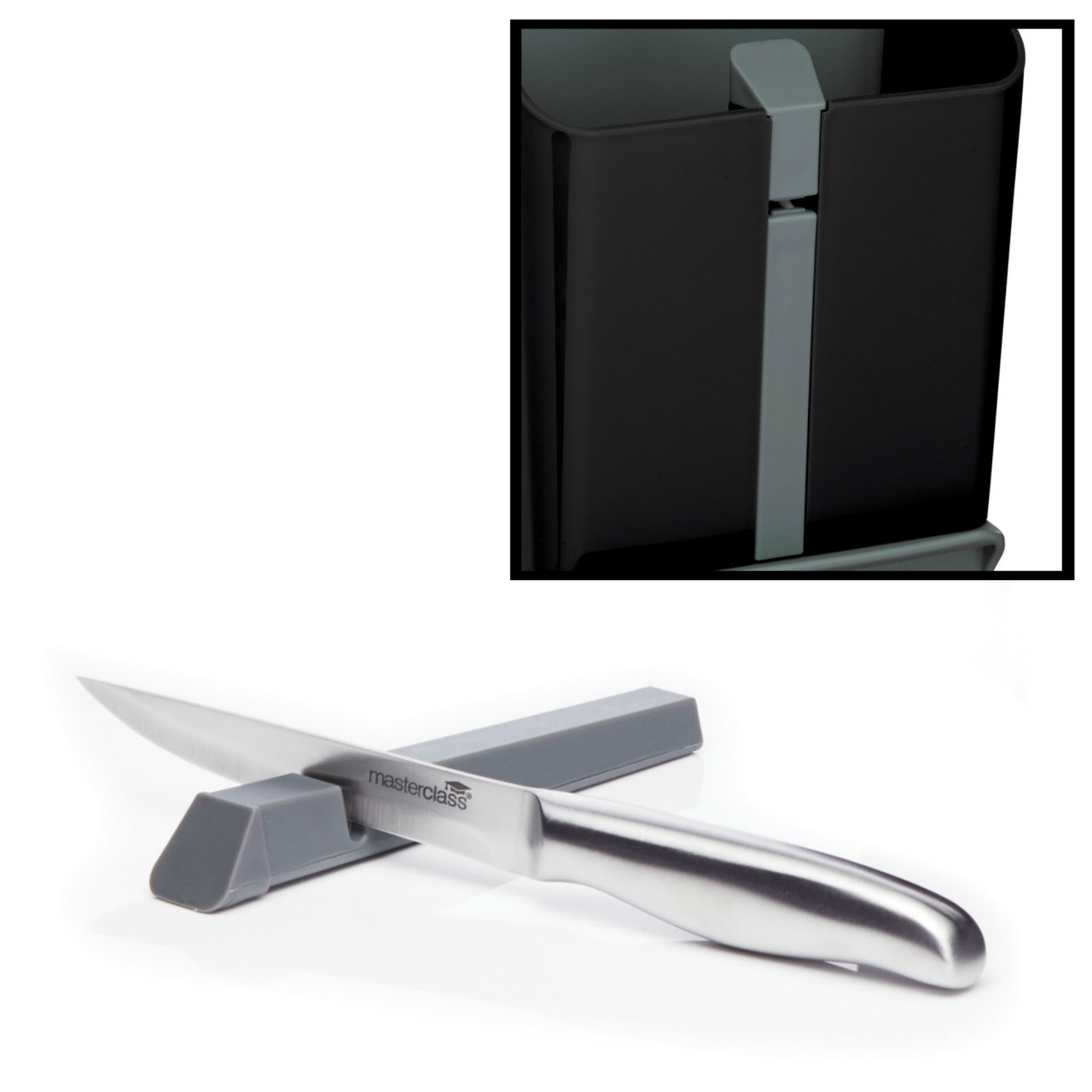 MasterClass Smart Space 4-in-1 Utensils/Knife Block - Image 7