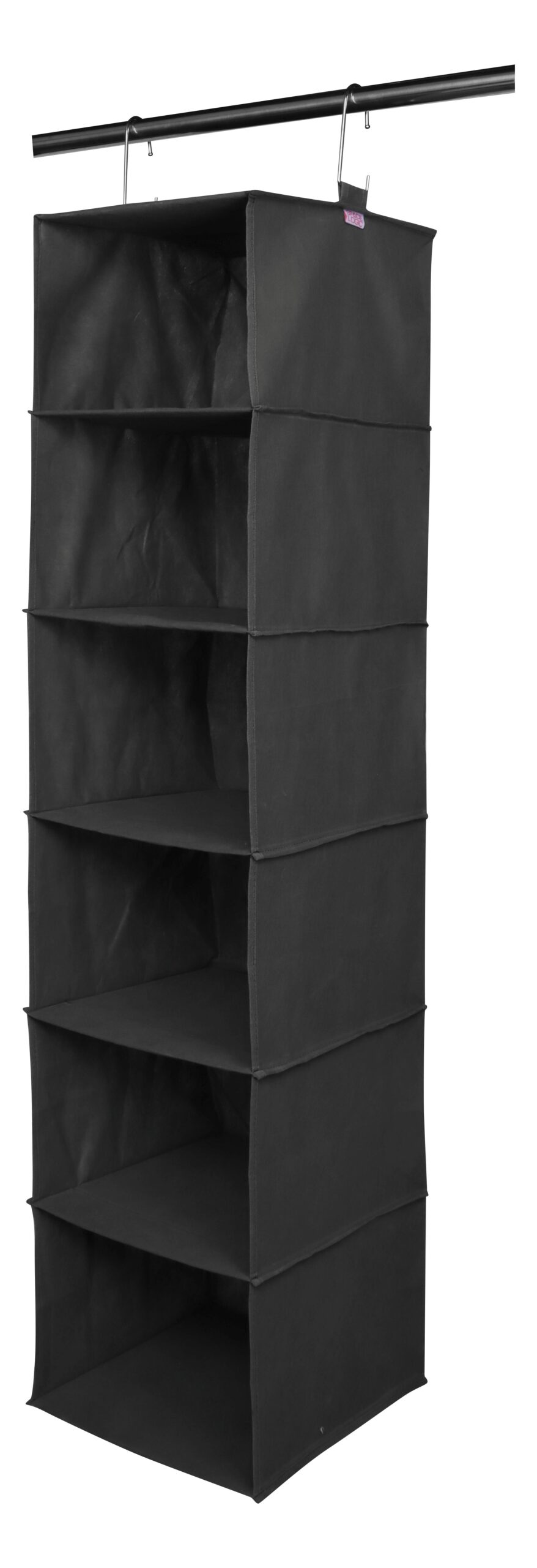 Space Logic 6-Shelf Hanging Organiser Midnight Black - Image 3