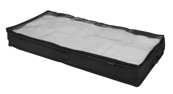 Space Logic Underbed Storage Tote Midnight Black