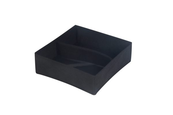 Space Logic Drawer & Closet Caddy Large Twin Section Midnight Black - Image 2