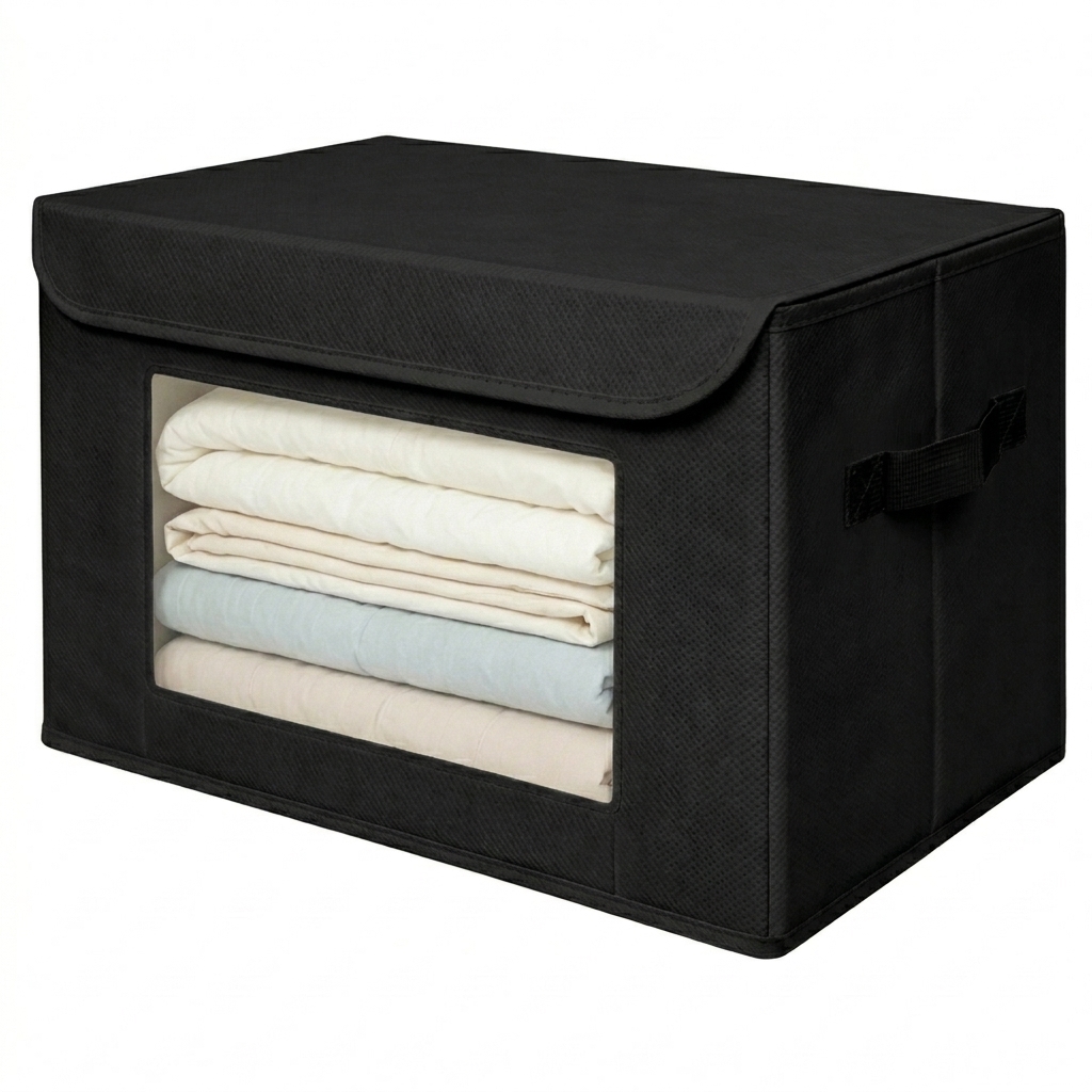 Space Logic Large Storage Box Midnight Black 25 Litre