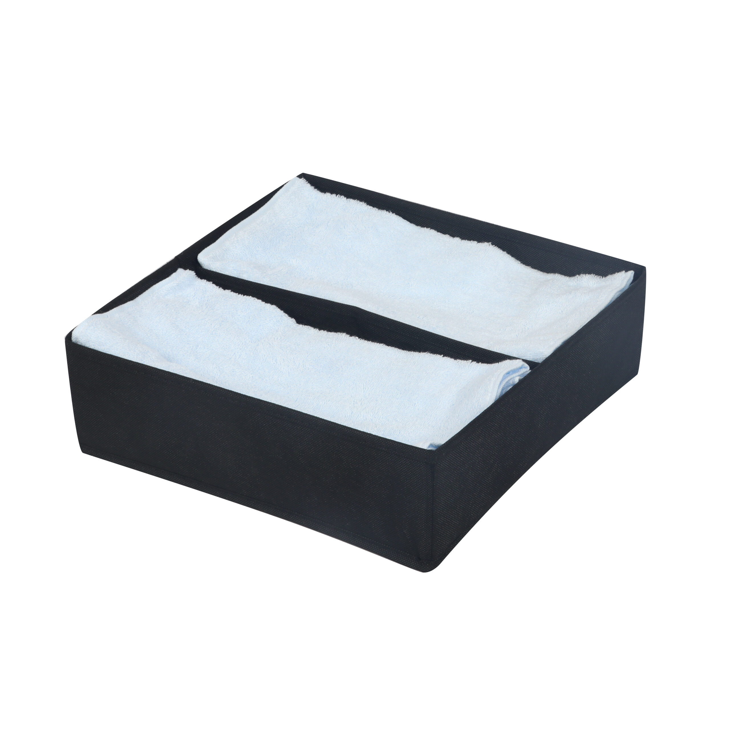 Space Logic Drawer & Closet Caddy Large Twin Section Midnight Black